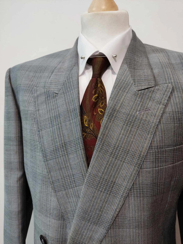 Original gray double-breasted suit