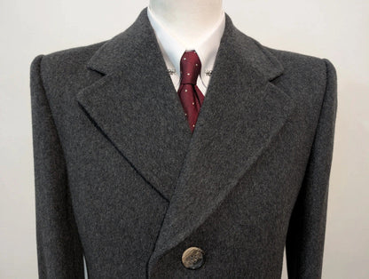 Incroyable manteau gris en laine