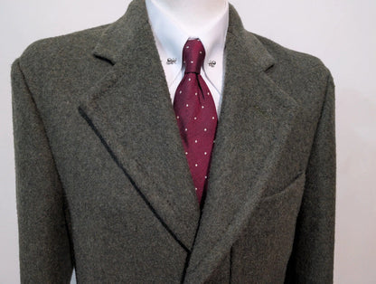 Incroyable manteau vert en laine