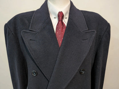 Géant manteau croisé en laine