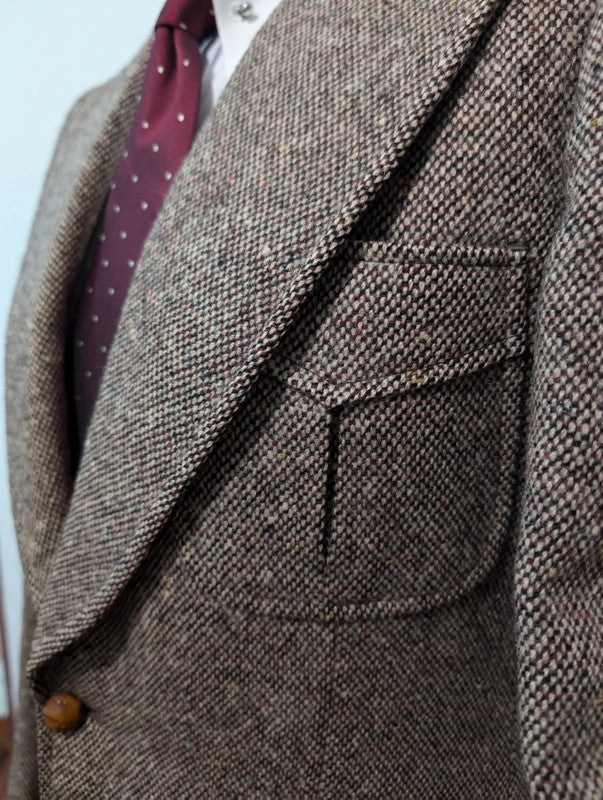 Spectaculaire veste sport en tweed