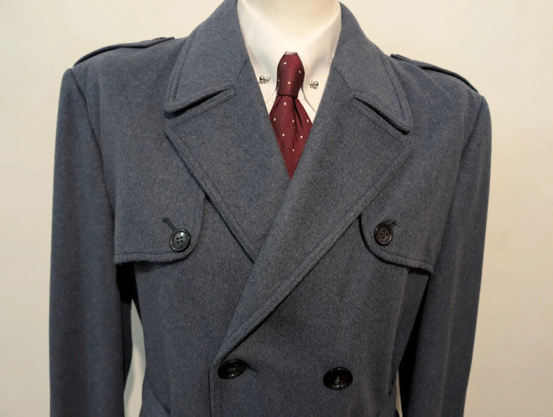 Trenchcoat aus Wolle