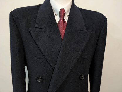 Magnifique manteau croisé en laine