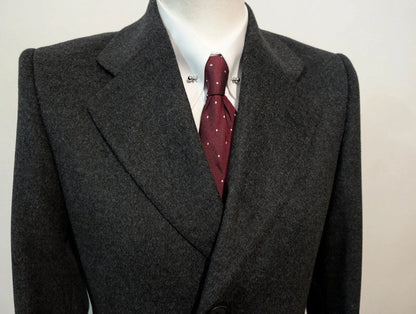 Génial manteau gris en laine et cachemire