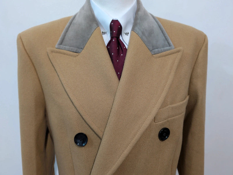 Fabulous Chesterfield Double Breasted Wool Coat