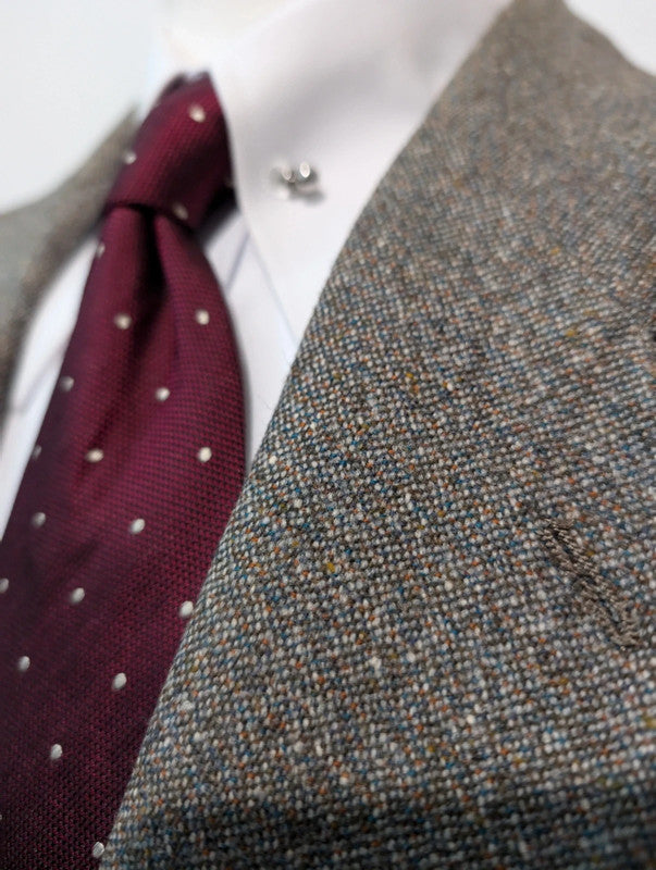 Legendary gray tweed suit