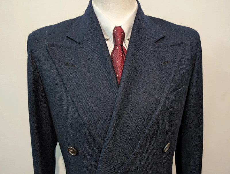 Formidable manteau polo coat croisé bleu marine