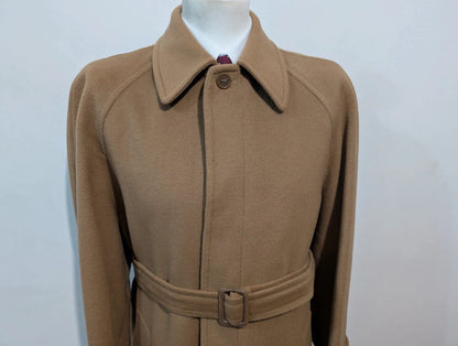 Lumineux manteau camel en laine