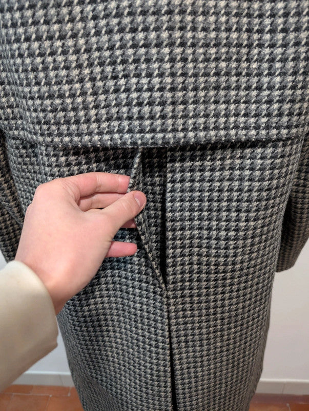 Sublime manteau gris en tweed