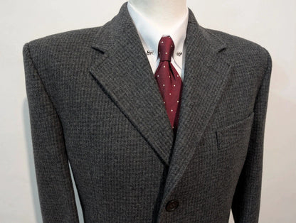 Chouet manteau gris chinés en laine