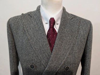 Magnifique manteau polo coat en tweed