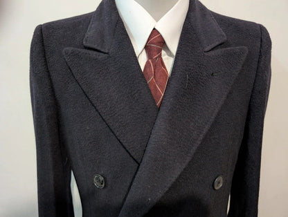 Mignon manteau croisé bleu marine