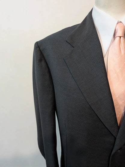 Exceptional gray wool suit