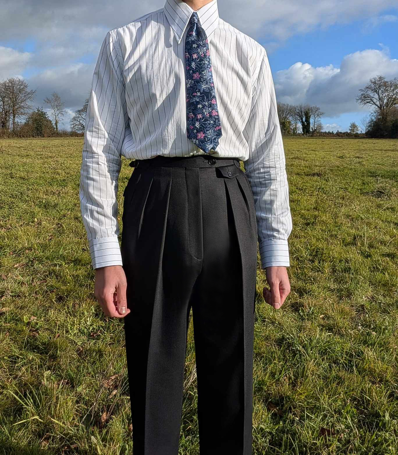 Pantalon en Whipcord