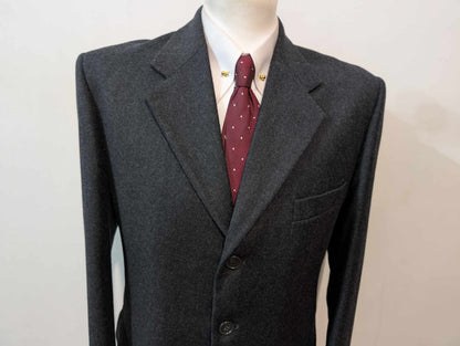 Adorable costume gris en flanelle lourde