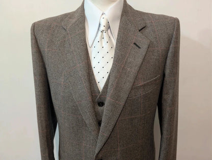 Fabuleux costumes 3 pièces à motif prince de Galles