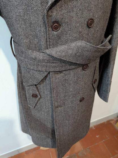 Magnifique trench en tweed