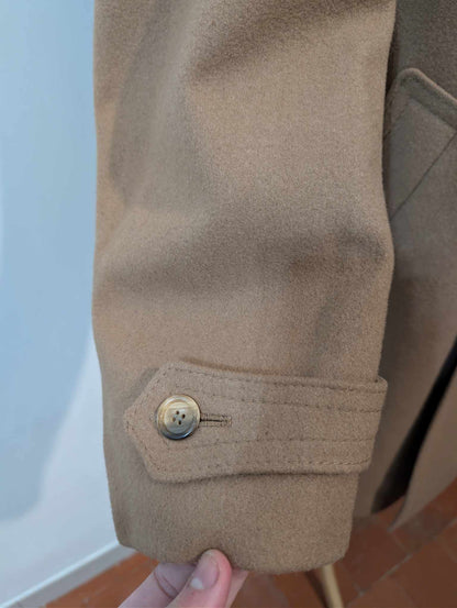 Adorable manteau camel en laine