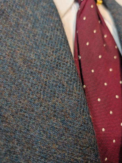 Élégant veste verte en tweed