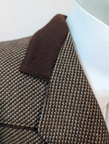 Elegante veste chesterfield en laine