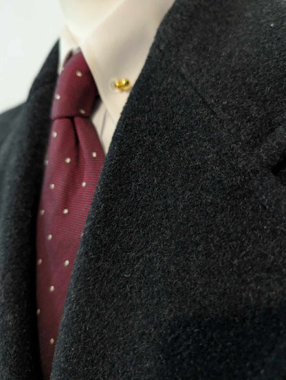 Classique manteau gris anthracite en laine