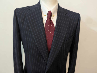 Fantastique costume pinstripe en flanelle lourde