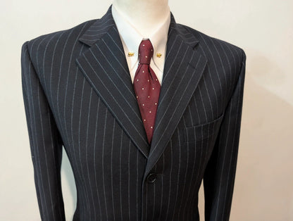 Merveilleux costume chalkstripe en flanelle