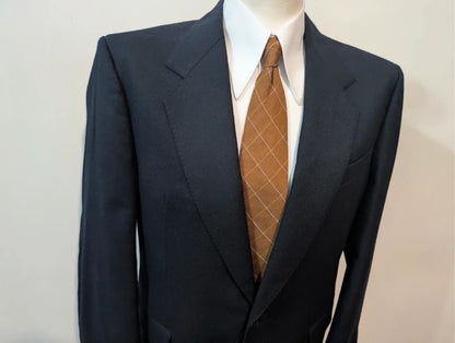 Marineblaue Flanelljacke