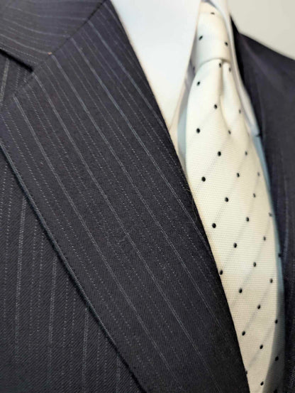 excellent costume pinstripe en flannel de laine