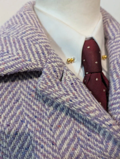 Sublime manteau femme violet lila en laine