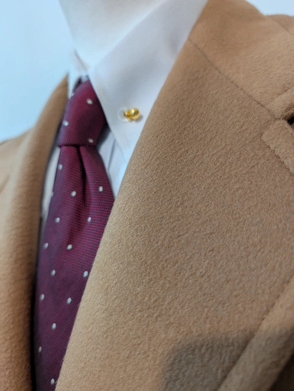 Fabuleuse veste marron camel en laine lourde