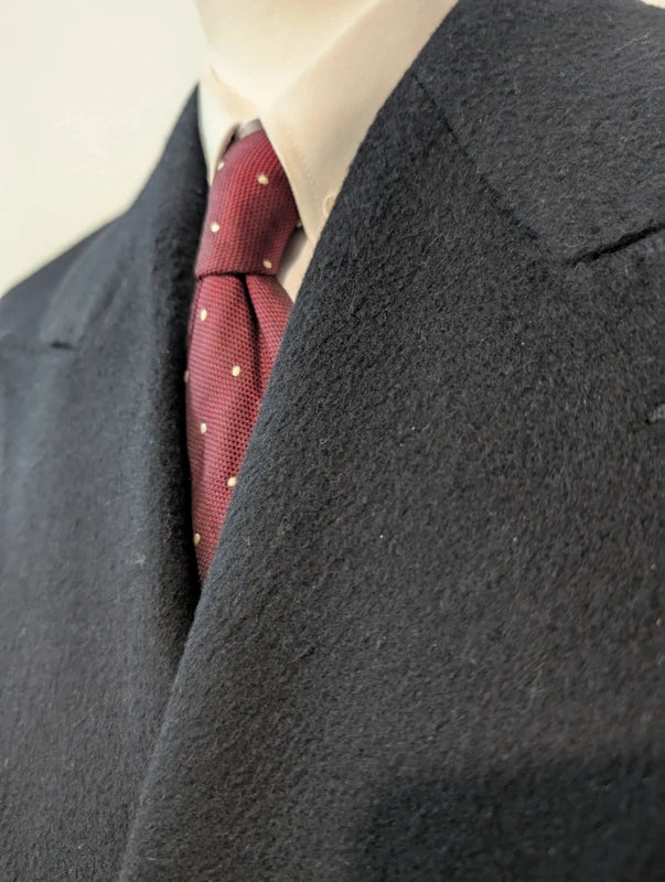 Rarissime manteau croisé en cachemire