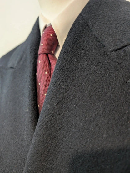 Rarissime manteau croisé en cachemire