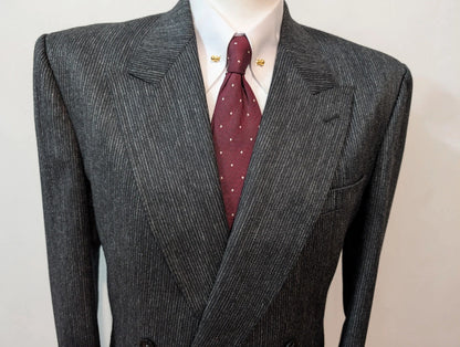 Magnifique costume croisé en tweed