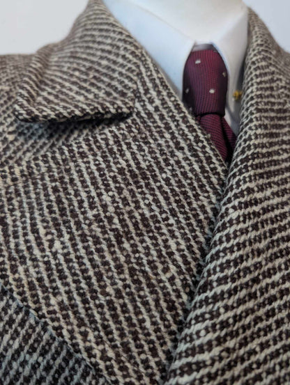 Exceptionnel polo coat en tweed