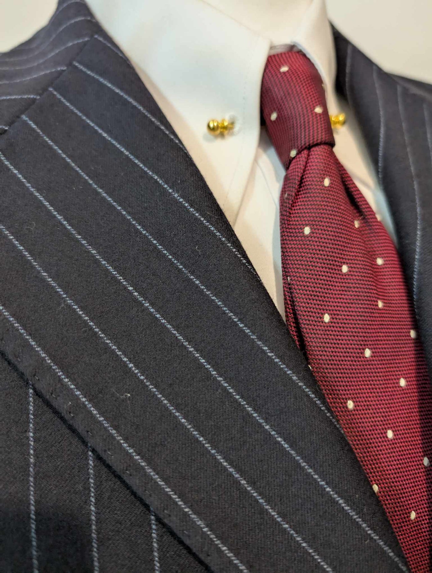 Formidable costume chalkstripe en laine