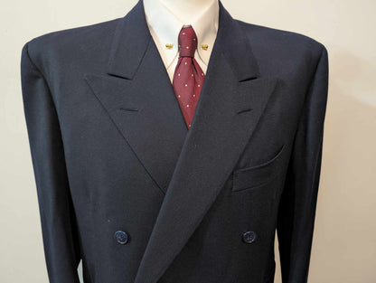 Fabuleux costume croisé en flanelle