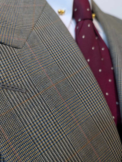 Redoutable costume croisé en prince de Galles