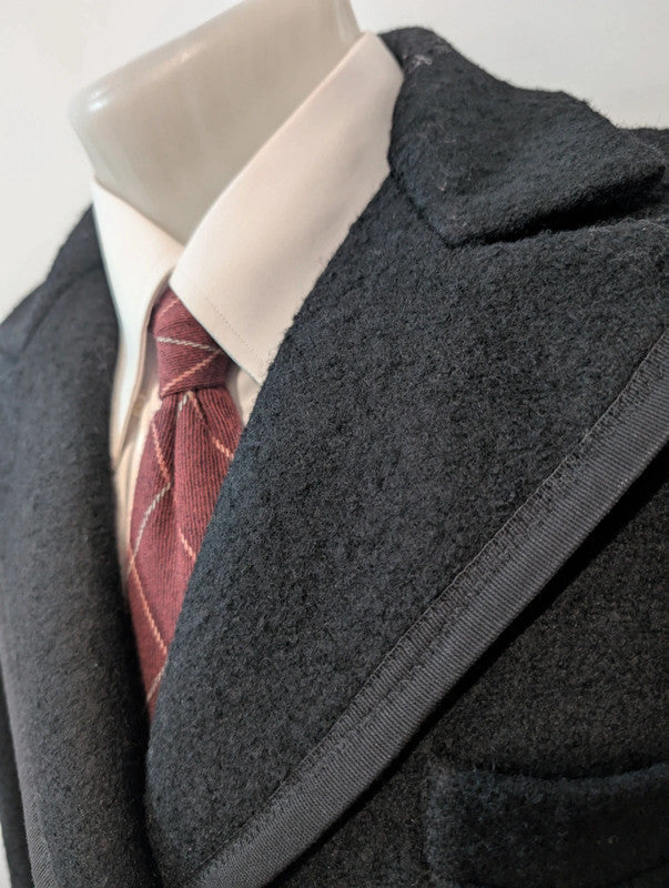 Mignon manteau femme noir en laine