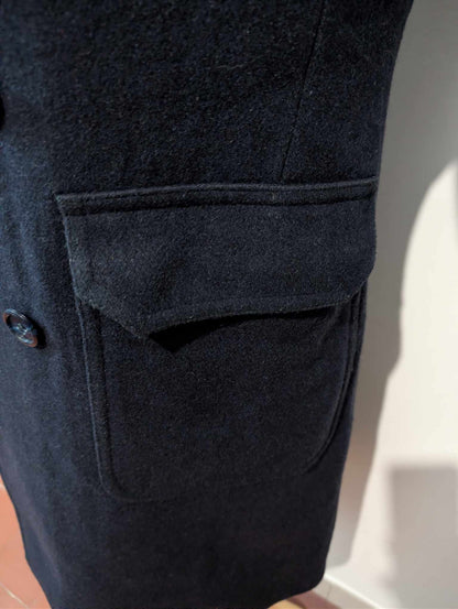 Exceptionnel manteau polo coat en laine