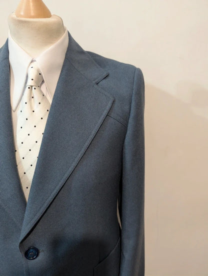 Prächtiger marineblauer Flanellanzug