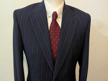 Suprême costume pinstripe en laine