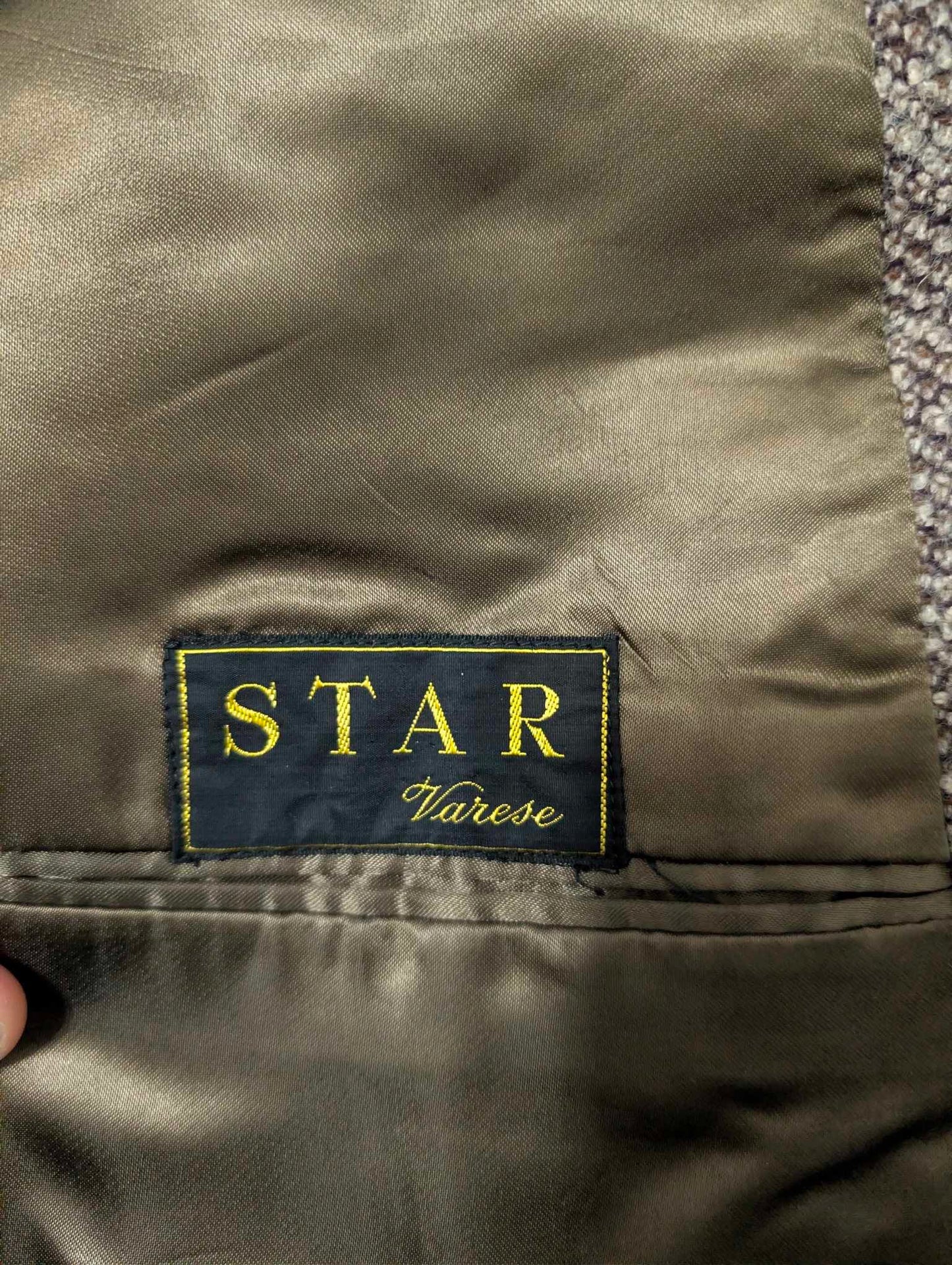 Élégant manteau marron en tweed