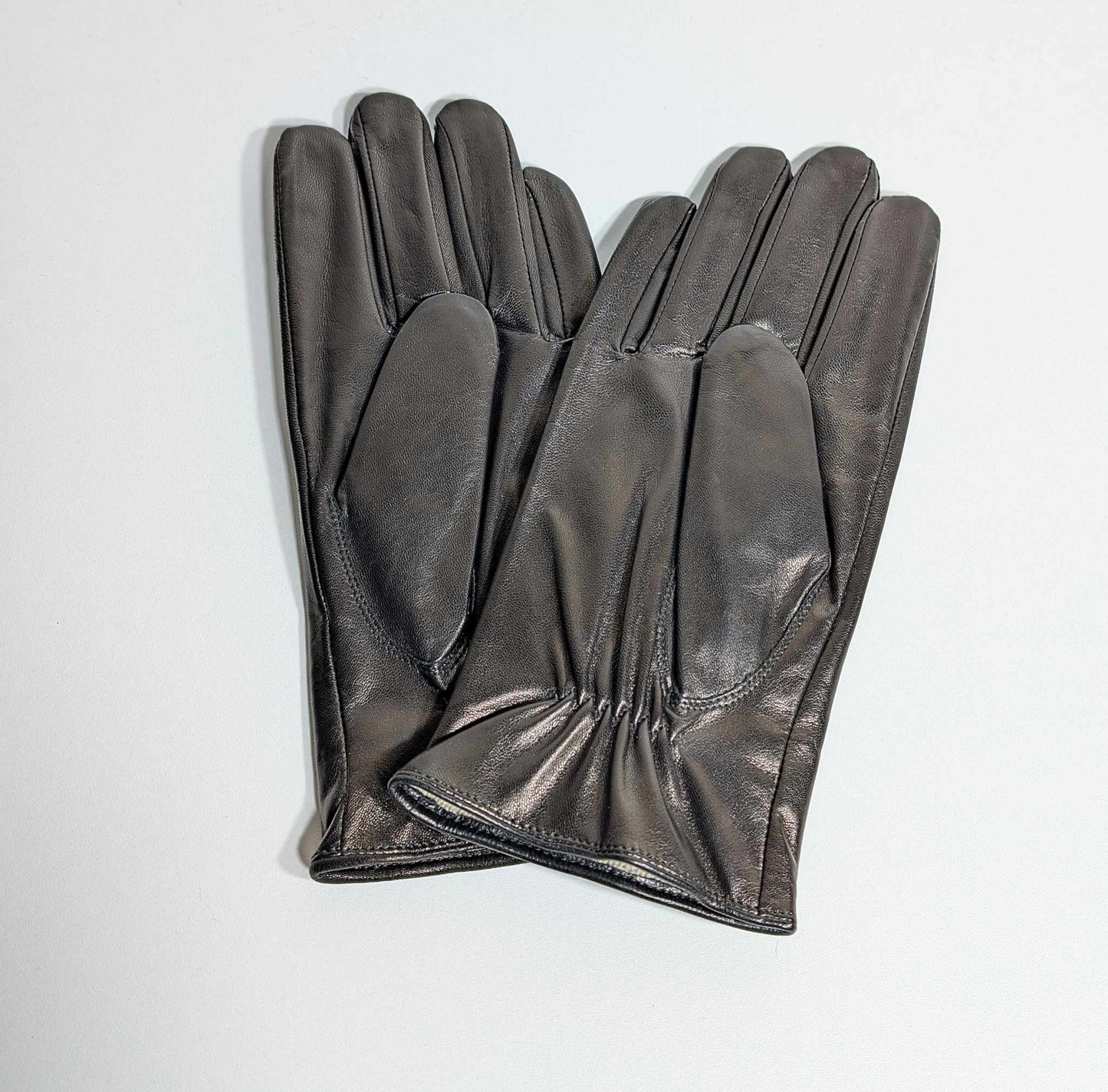Schwarzer Lederhandschuh