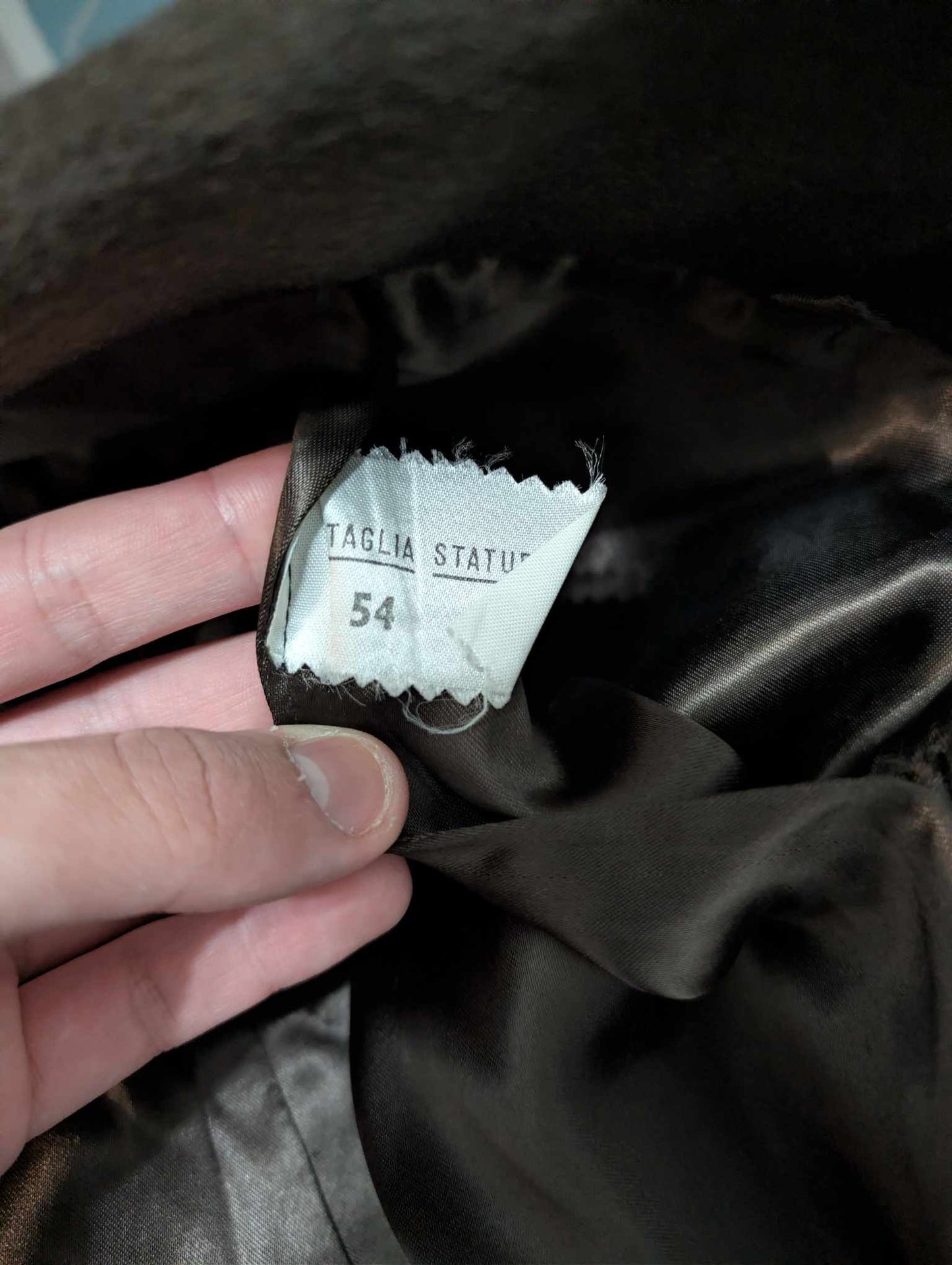 Magnifique manteau marron en laine