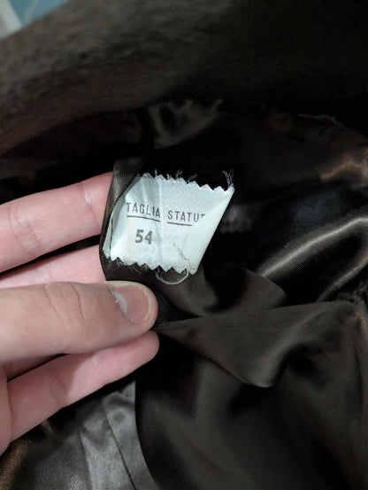 Magnifique manteau marron en laine