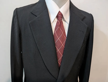 Magnifique costume noir en laine