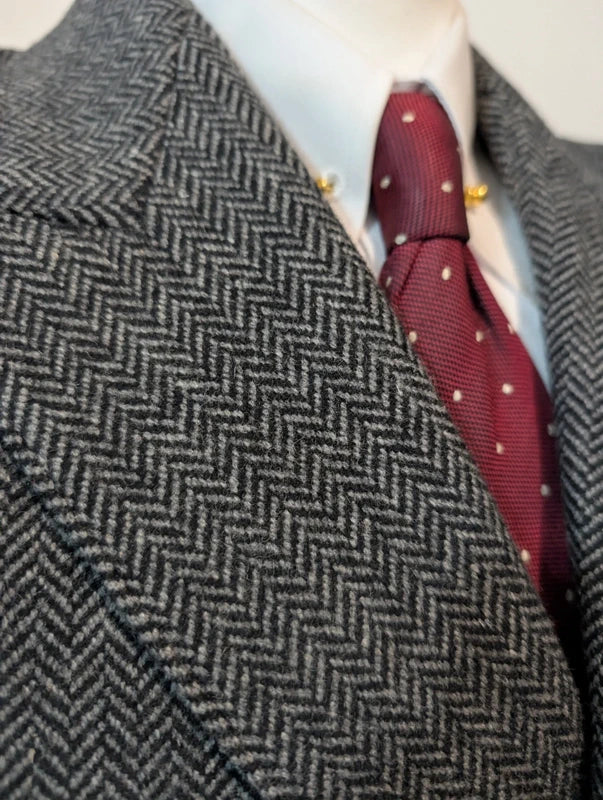 Magnifique manteau croisé en tweed