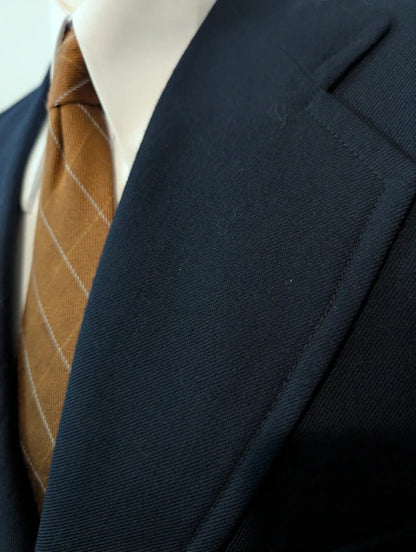 Robuste marineblaue Wolljacke