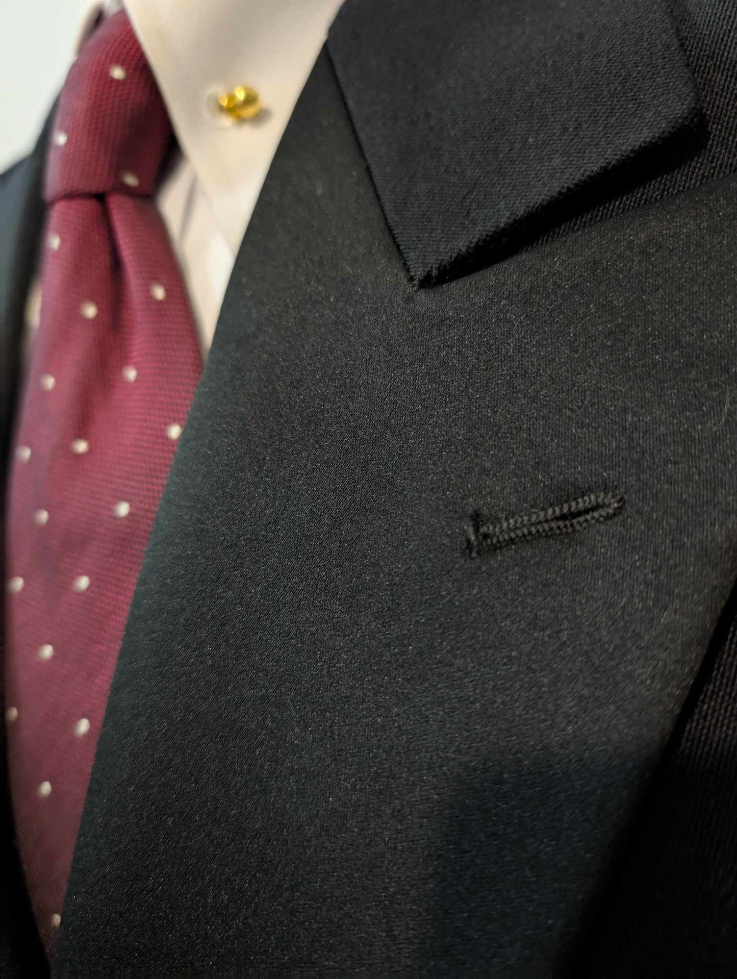 Incroyable smoking croisé en laine